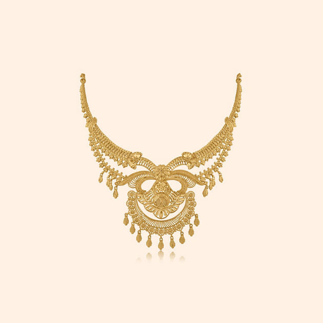 Filika Gold Long Necklace