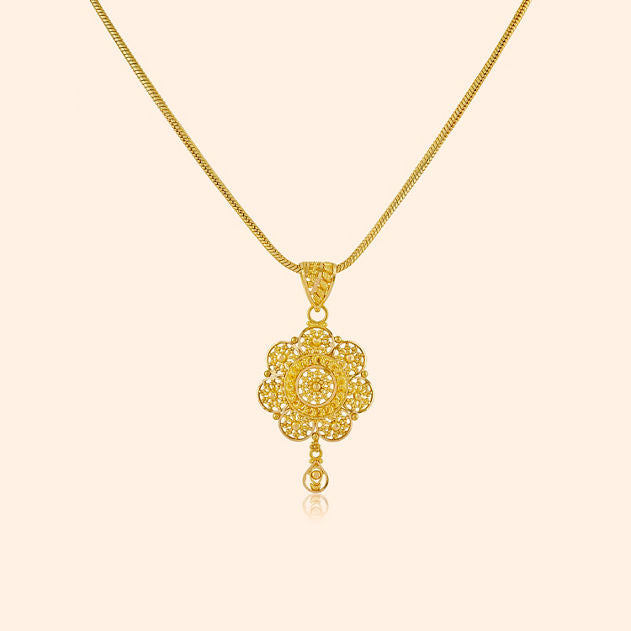 Ishaani Gold Pendant