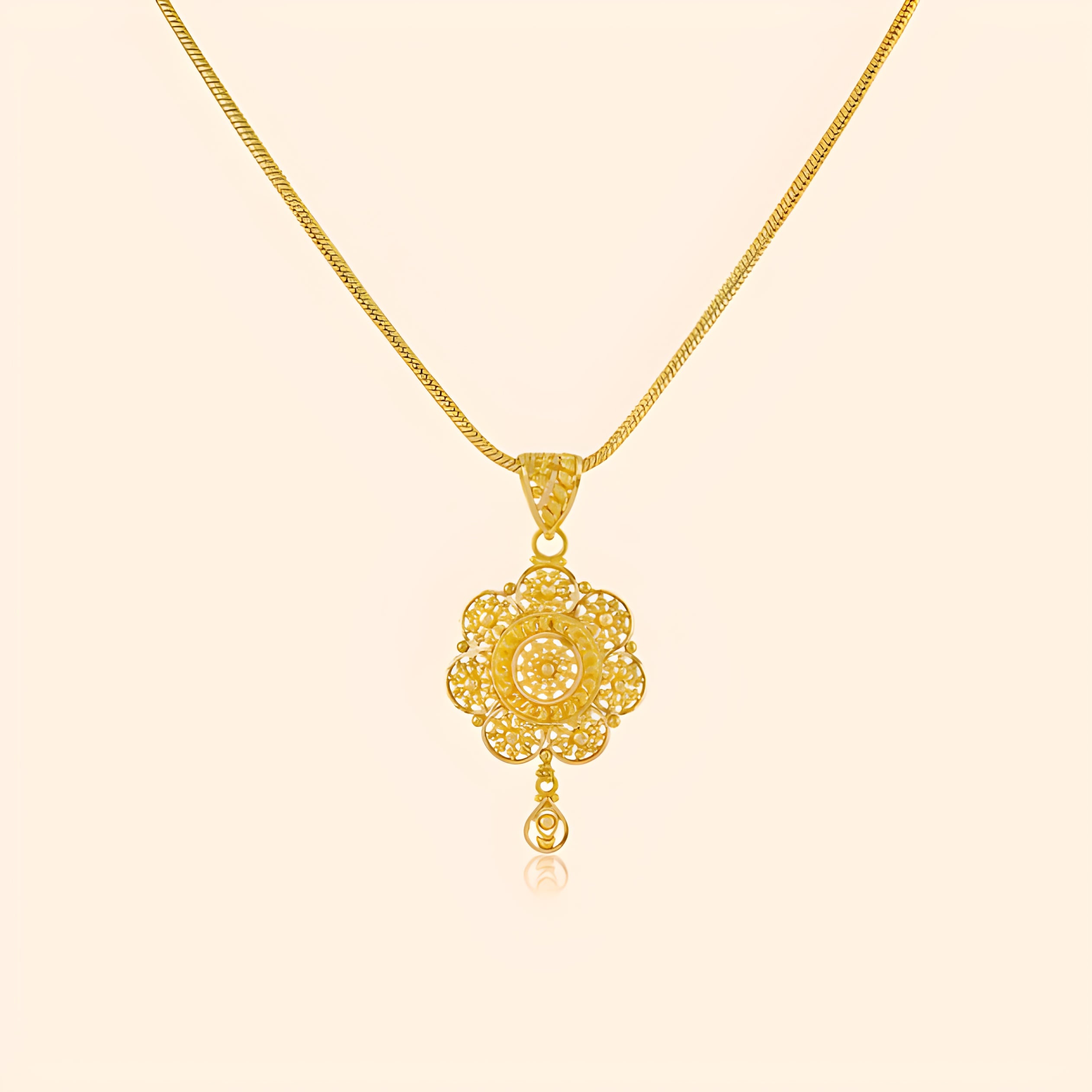 Ishaani Gold Pendant