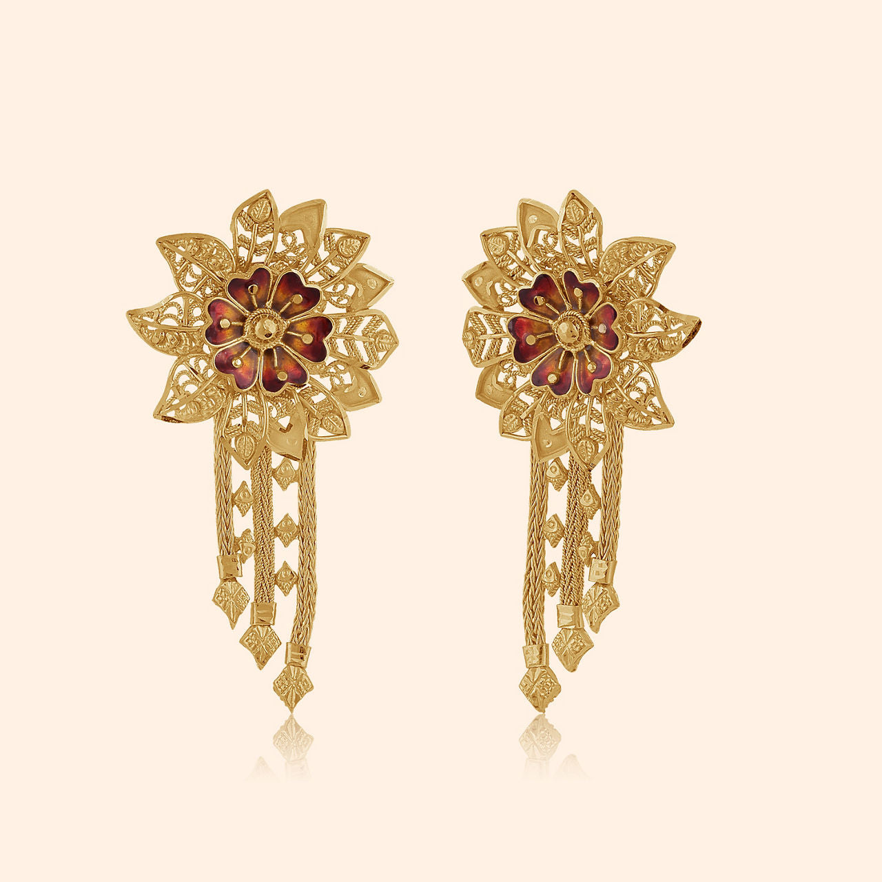Kohika Gold Drop Earrings